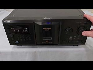 Sony CDP CX355 Demo Video 10059067