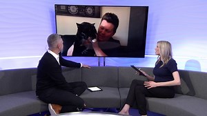 57K views · 1.1K reactions | A cat interrupts a live interview on Sky Sports News!  | Sky Sports | Facebook