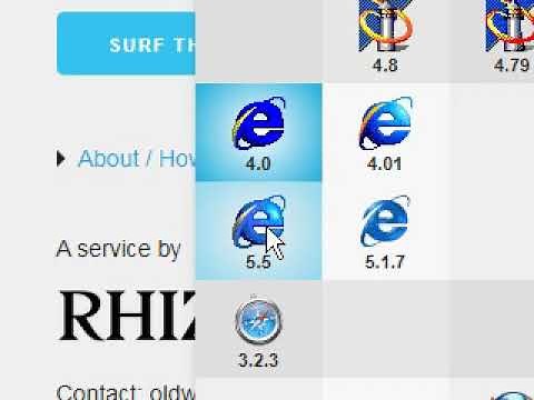 Remind Yourself Of Anything With A Old Web - oldweb.today