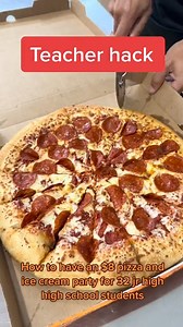 2.5K views · 12 reactions | Pizza party 1 pizza $5 ice cream $2...
