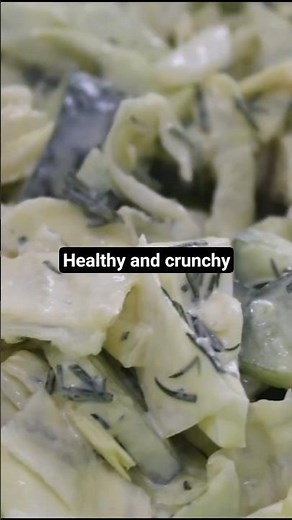 Very light, healthy and crunchy | Crispy Iceberg Lettuce Salad 🥬 ASMR Cooking #asmrcooking #salad
