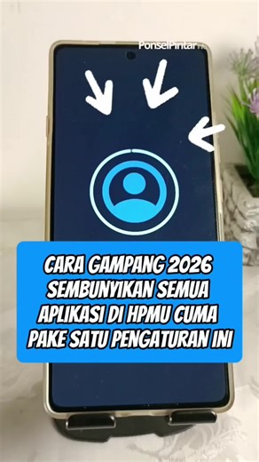 cara gampang 2026 sembunyikan semua aplikasi di HPmu cuma pake satu pengaturan ini #trikandroid #tipsdantrik #tutorial #tutorialhp #android