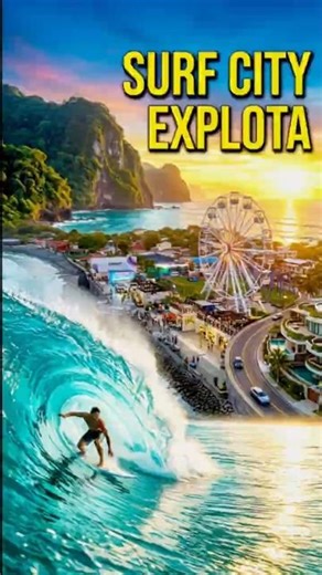 El Salvador's Surf City transformation is insane 🌊 #travel #surfing #elsalvador