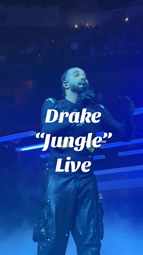 Drake performs “Jungle” live on the Big As The What Tour #drake #iaabtour #draketour #drakeconcert