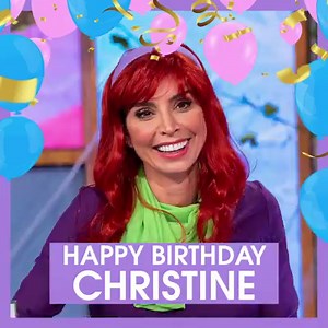 🎂 Happy Birthday, Christine 🥳 With lots of love from the Loose Women family ❤️ | Loose Women