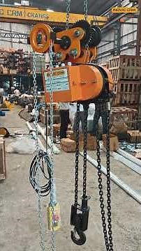 2 Ton Chain Hoist with Gear Trolley | 6 Meter Lifting Height | ABB Motor & EMCO Brake