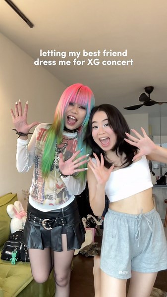 cabi on Instagram: "wearing her aesthetic for @xgofficial ☠️⛓️🎸"