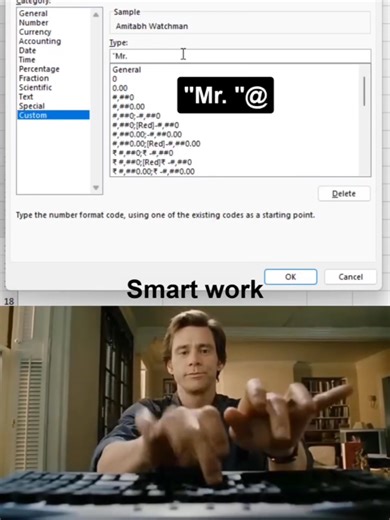 How to Add Mr. and Mrs. in Excel