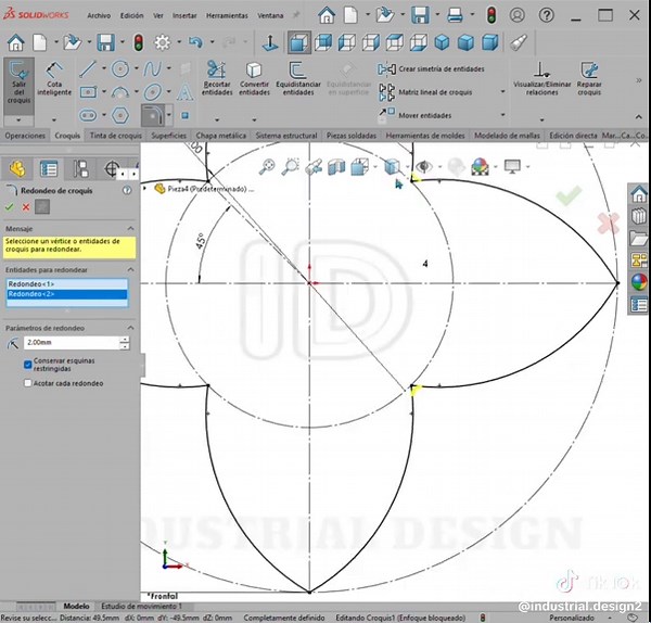 SolidWorks 2025 Tutorial: Ejercicio Práctico