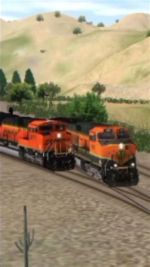 BNSF SD70ACe wants to get in the main rail but...
