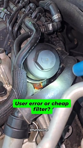 Oil filter lick | Funny uche