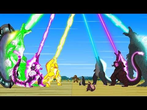 BOSS MECHA SIREN HEAD vs Godzilla & KONG ALL OUT ATTACK Godzilla Cartoon Compilation