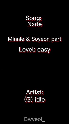 Easy K-pop Rap and Vocal Challenge Karaoke | GIDLE Curtis Nxde