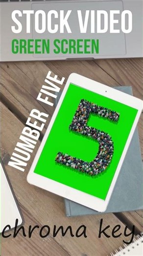 Stock Video Number 5 | 3D People Crowd Green Screen Asset #greenscreen #stockvideo #number5 #crowd
