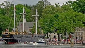 1.1K views · 19 reactions | The Mystic Seaport’s Charles W. Morgan was moved to the shipyard to undergo inspection and refurbishing on Monday, July 19, 2021. Harold Hanka. The Westerly Sun | The Westerly Sun | Facebook