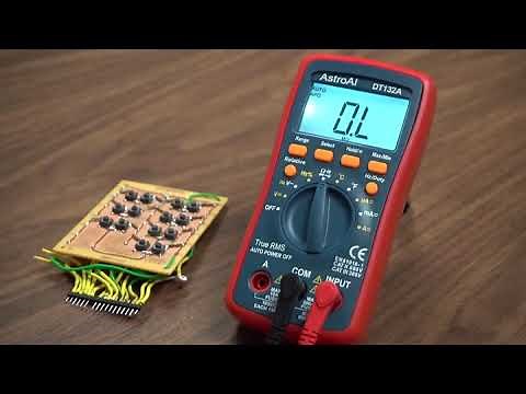 AstroAI テスター デジタル テスター マルチメーター オートレンジ 4000カウントAC/DC電圧 AC/DC電流 抵抗 周波数 ダイオード 連続性 温度 テスター 手動 自動モード