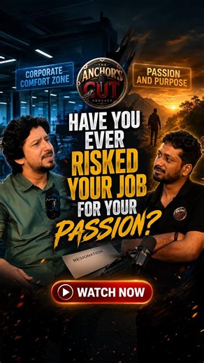 Have you ever risked your job for your passion? 😱 #theanchorscutpodcast