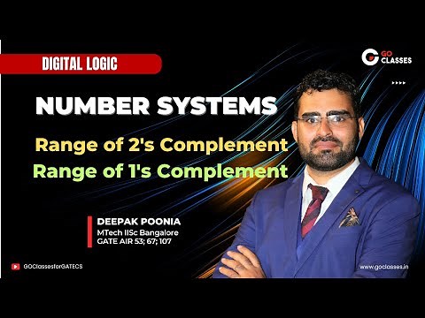 Range of Signed Binary Numbers in Various Representations | 2's Complement | Number System