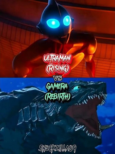 Gamera (Rebirth) vs Ultraman (Rising) |#gamerarebirth #ultramanrising