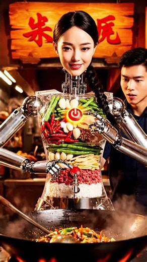 Transparent Robot Blends Fresh Fish & Herbs 🤖🐟 Future Street Food Technology You’ve Never Seen