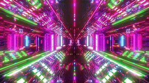 Tunnel, Corridor, Sci-Fi. Free Stock Video