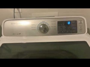 The Samsung washer theme tune