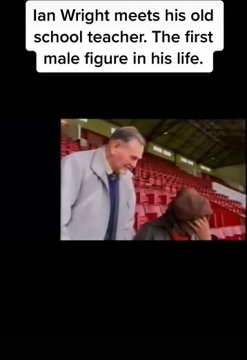 Ian Wright Reunites with His First Male Figure, His Old School Teacher