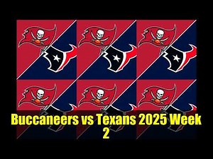 Buccaneers vs Texans 2025 Week 2 | Epic 20-19 Last-Second Win Highlights & Recap