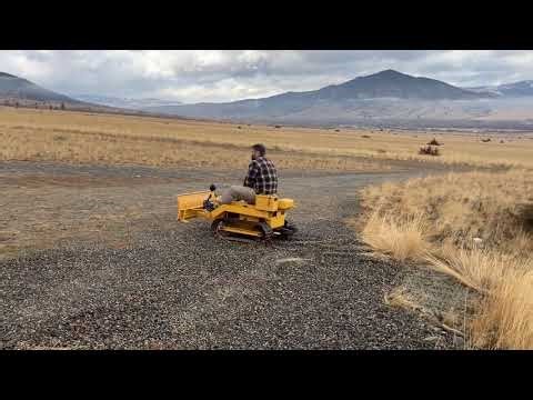 AUCTION JAN 1, 2026 1976/77 Struck Magnatrac MiniDozer in WHITEHALL, MT
