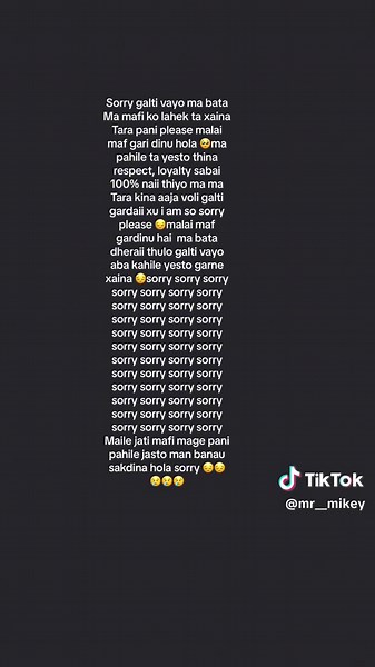 Maafi Ko Lahek: Emotional Apology