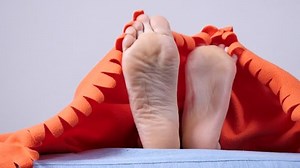 Human Feet Moving On Bed Under Stock Footage Video (100% Royalty-free) 1008328936 | Shutterstock