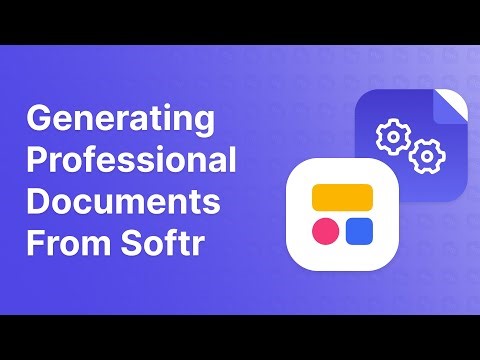 Generating Professional Documents / PDFs from Softr