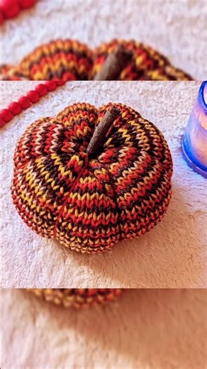 Crochet Pumpkin free pattern for fall decor 🍂 #viral #trendingshorts #handmade #shorts #decor #fyp