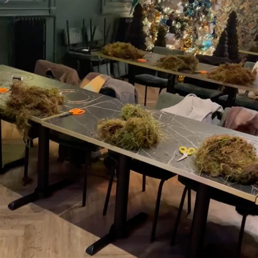 Red floral architecture on Reels