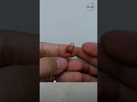 How to make Stranded braided bracelet cuff with bead #shortsvideo #diy #handmade #diycrafts