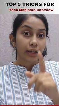 Top 5 trick to crack Tech Mahindra Interviews 🤯 | Tech Mahindra Recruitment | #trendingshorts
