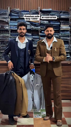 @mrrdxjaipur Premium 3ps suits Only 1250/- Store at jaipur kalwad road Follow for more offers on suits and mens wear | mr rdx jaipur