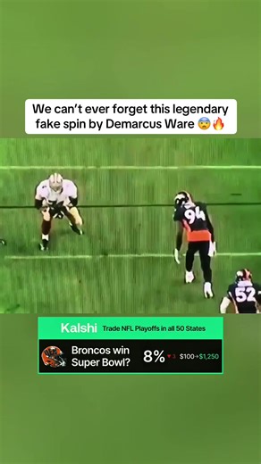 Legendary Demarcus Ware Fake Spin Move