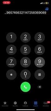 I phone keypad
