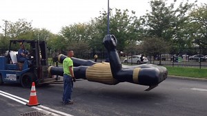 Anubis Statue Installation