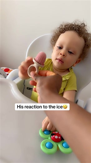 Baby's Hilarious First Ice Cream Reaction