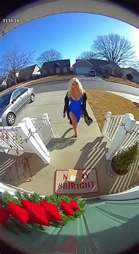 Porch exploding package box with glitter🏳️‍🌈✨🦄#porchpiratecaught #glitter #package #prank #fyp