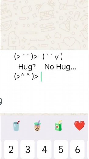 Hug Emoji Art #art#emojiart #hug#tranding