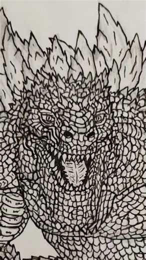 GODZILLA FAN ART, ARTWORK, DRAWING! #godzilla #art #drawing #kaiju #viral #fanart #graphicdesign