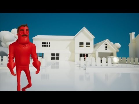 Jogando a primeira versão do Hello Neighbor!