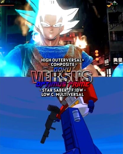 Goku vs Optimus Prime | Clash Of Hopes