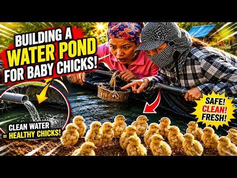 “Don’t Give Chicks Just Any Water! A Surprisingly Effective Way to Make a Water Tank”