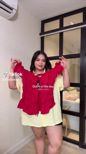 Plus Size Outfit of the Day Featuring a Versatile Red Top