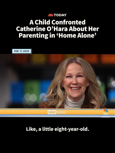 In a 2024 Sunday Sitdown interview with Willie Geist, #CatherineOHara revealed that a child once approached her to question her character's parenting abilities in