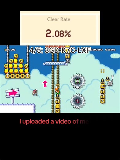 This Super Expert level has a 2% completion rate. Could you beat this? #Gaming #SMM2 #Mario #Nintendo #Switch